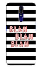 Blah Blah Blah Oppo F11 Hard Case Back Cover by Casekaro