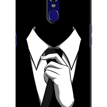 Black Tie Oppo F11 Hard Case Back Cover by Casekaro
