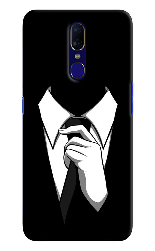 Black Tie Oppo F11 Hard Case Back Cover by Casekaro