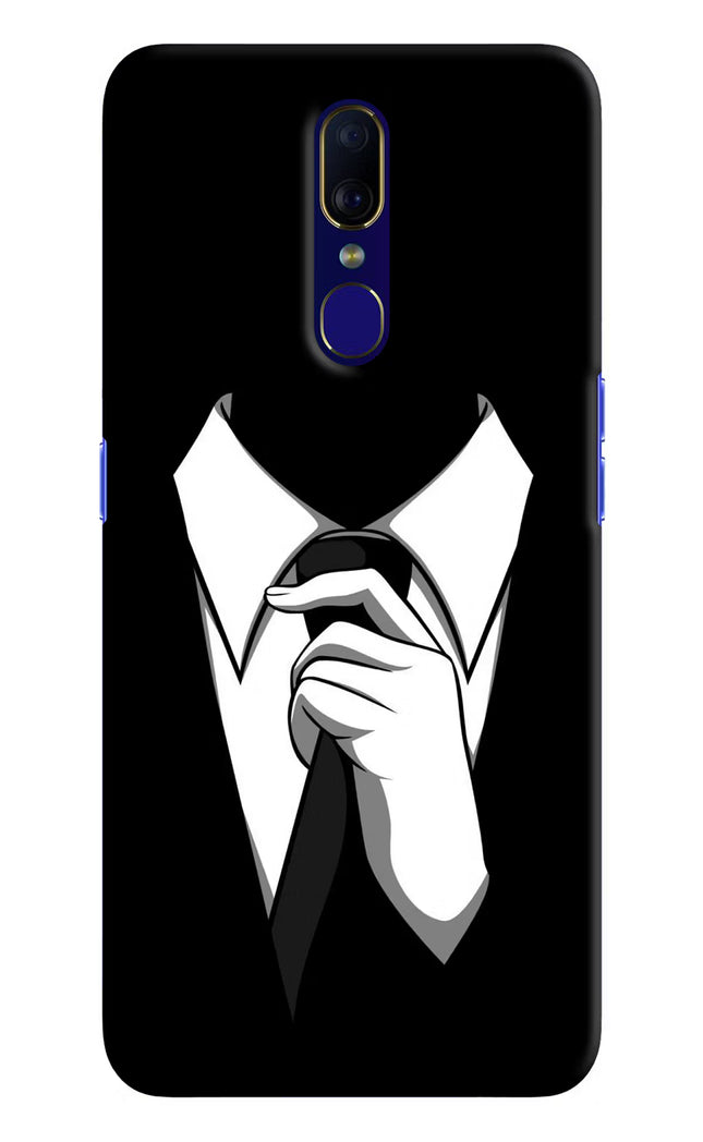 Black Tie Oppo F11 Hard Case Back Cover by Casekaro