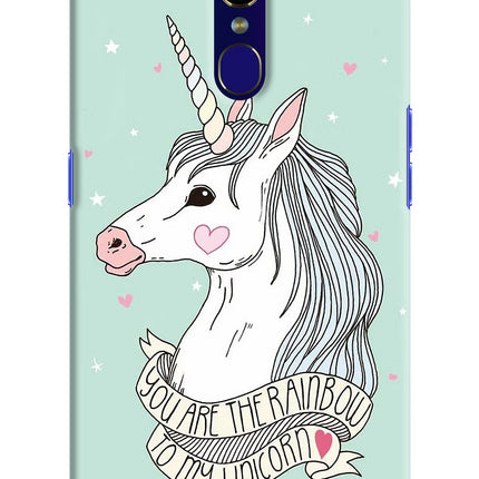 Unicorn Wallpaper Oppo F11 Hard Case Back Cover by Casekaro
