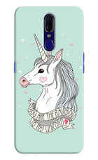 Unicorn Wallpaper Oppo F11 Hard Case Back Cover by Casekaro