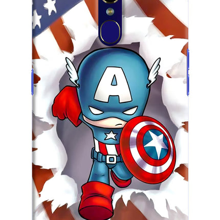 Captain America Oppo F11 Hard Case Back Cover by Casekaro