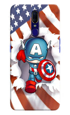 Captain America Oppo F11 Hard Case Back Cover by Casekaro