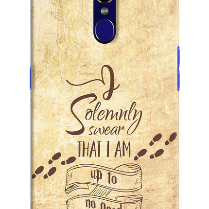 I Solemnly swear that i up to no good Oppo F11 Hard Case Back Cover by Casekaro