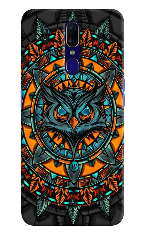 Angry Owl Art Oppo F11 Back Cover