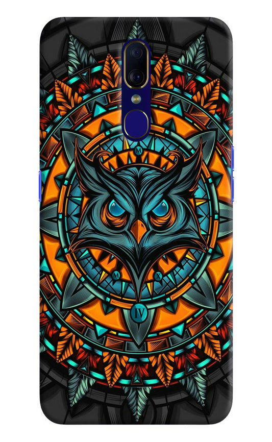 Angry Owl Art Oppo F11 Hard Case Back Cover by Casekaro