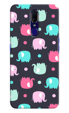 Elephants Oppo F11 Hard Case Back Cover by Casekaro