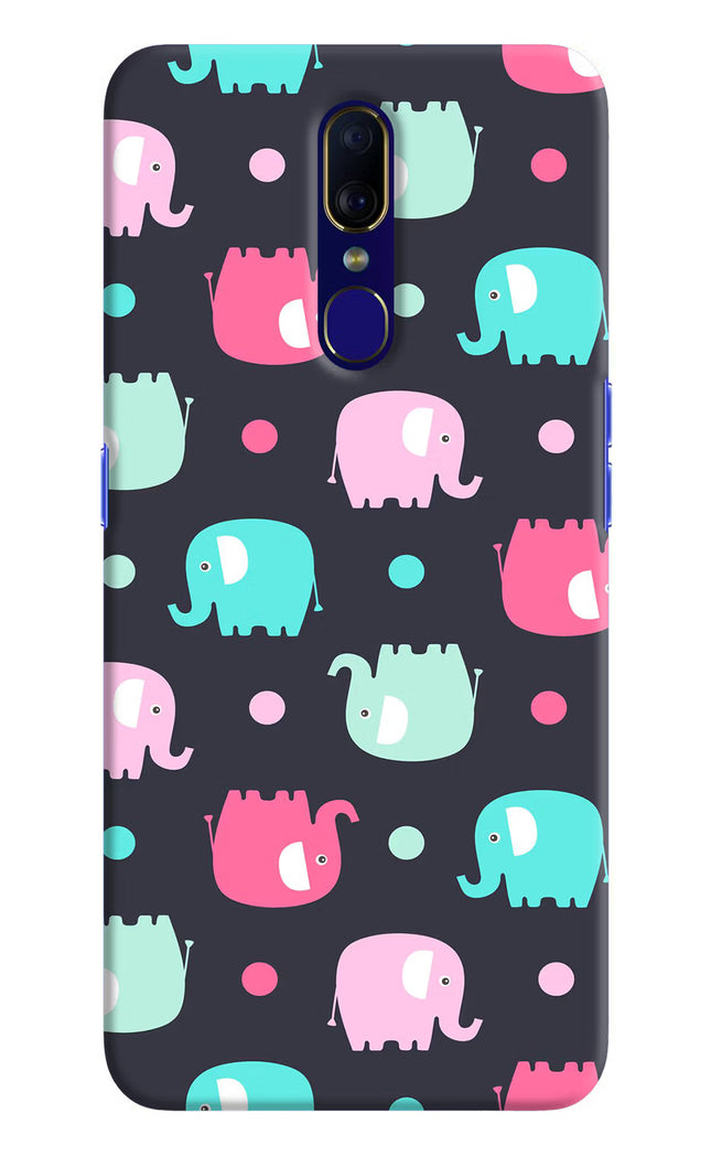 Elephants Oppo F11 Hard Case Back Cover by Casekaro