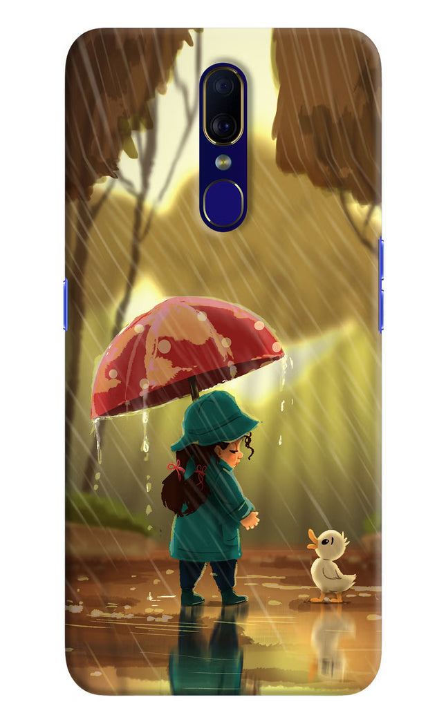 Rainy Day Oppo F11 Hard Case Back Cover by Casekaro