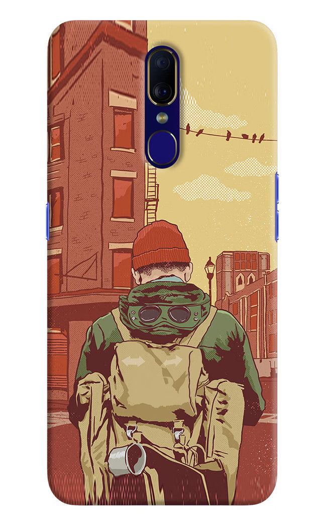 Adventurous Oppo F11 Hard Case Back Cover by Casekaro