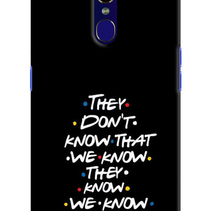 FRIENDS Dialogue Oppo F11 Hard Case Back Cover by Casekaro