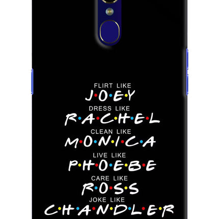 FRIENDS Character Oppo F11 Hard Case Back Cover by Casekaro