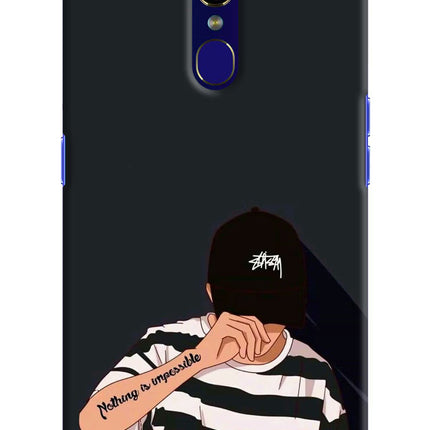 Aesthetic Boy Oppo F11 Hard Case Back Cover by Casekaro