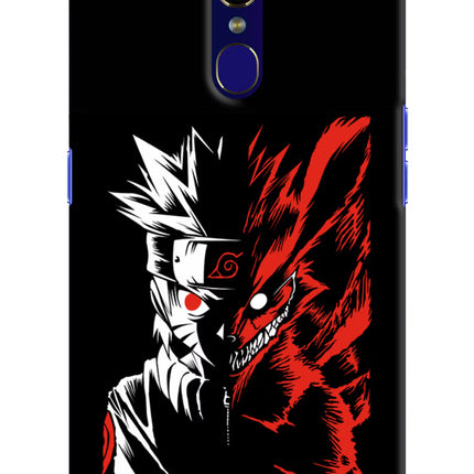 Naruto Two Face Oppo F11 Hard Case Back Cover by Casekaro