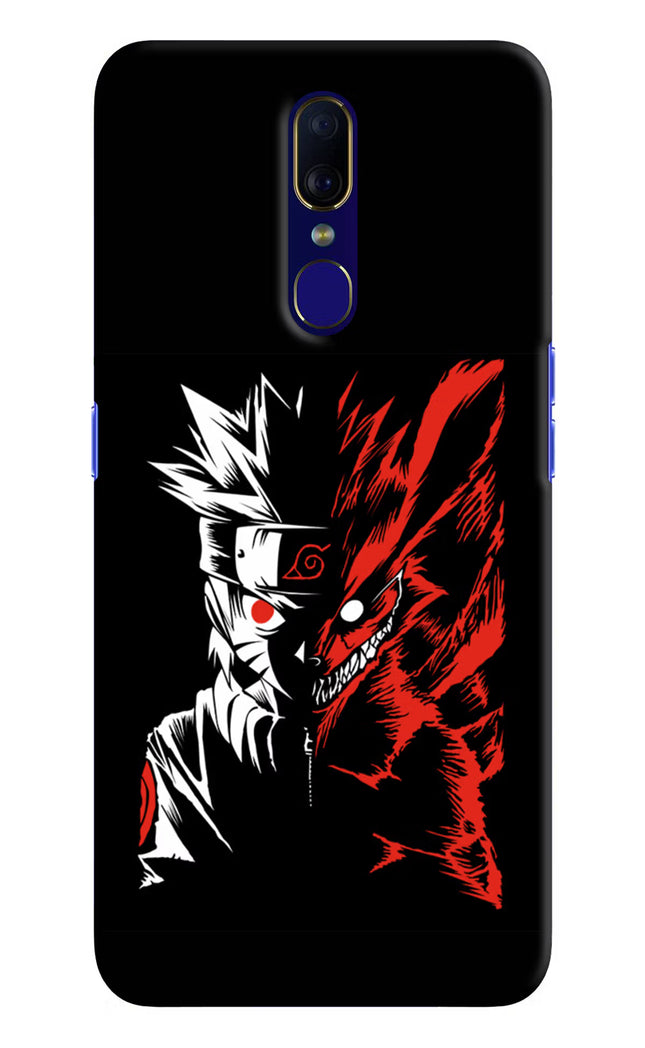Naruto Two Face Oppo F11 Hard Case Back Cover by Casekaro
