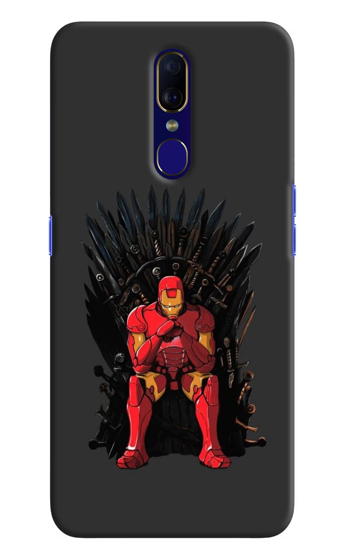 Ironman Throne Oppo F11 Hard Case Back Cover by Casekaro