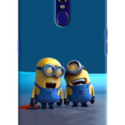 Minion Laughing Oppo F11 Hard Case Back Cover by Casekaro