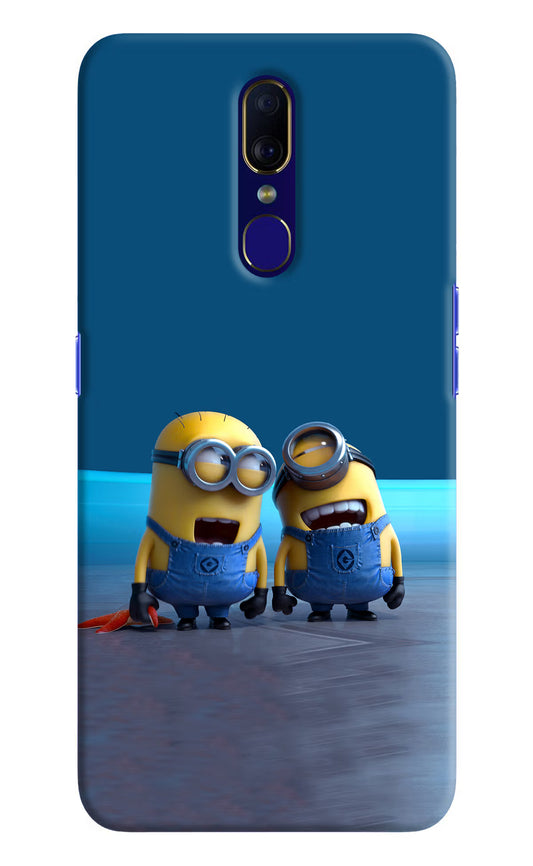 Minion Laughing Oppo F11 Hard Case Back Cover by Casekaro