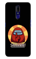 Among Us Shhh! Oppo F11 Hard Case Back Cover by Casekaro