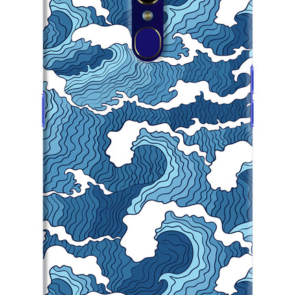 Blue Waves Oppo F11 Hard Case Back Cover by Casekaro