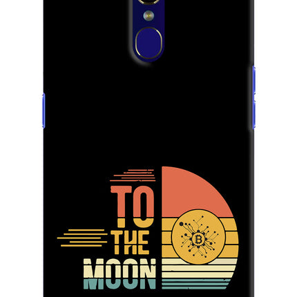To the Moon Oppo F11 Hard Case Back Cover by Casekaro