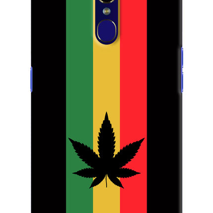 Weed Flag Oppo F11 Hard Case Back Cover by Casekaro