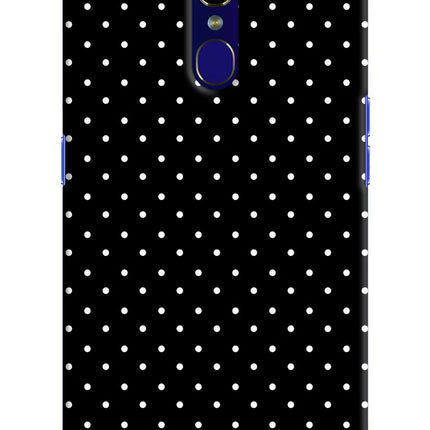 White Dots Oppo F11 Hard Case Back Cover by Casekaro