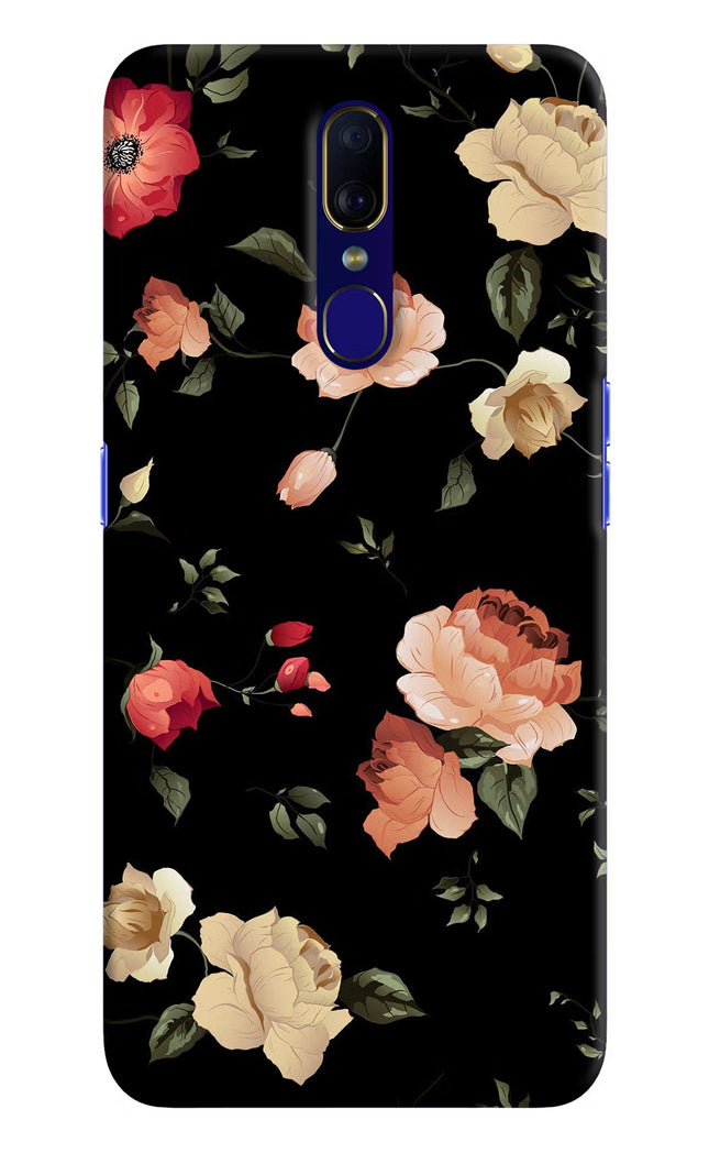 Flowers Oppo F11 Hard Case Back Cover by Casekaro