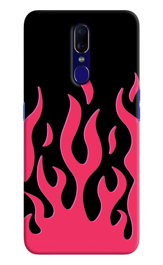 Fire Flames Oppo F11 Hard Case Back Cover by Casekaro