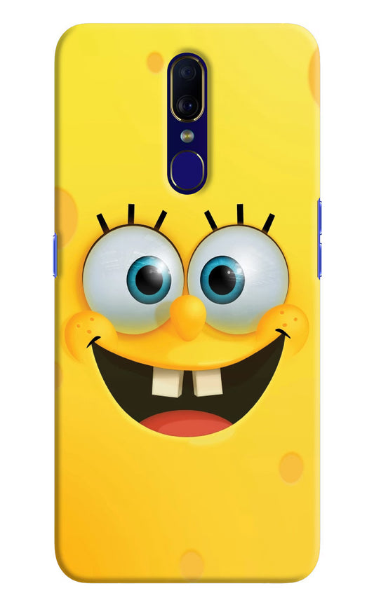 Sponge 1 Oppo F11 Hard Case Back Cover by Casekaro