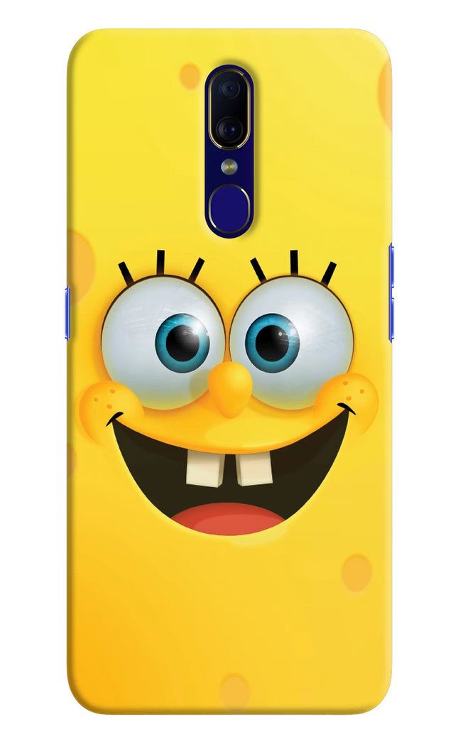 Sponge 1 Oppo F11 Hard Case Back Cover by Casekaro