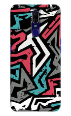 Geometric Graffiti Oppo F11 Hard Case Back Cover by Casekaro