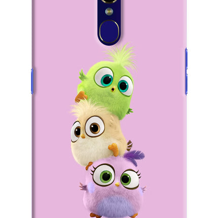 Cute Little Birds Oppo F11 Hard Case Back Cover by Casekaro