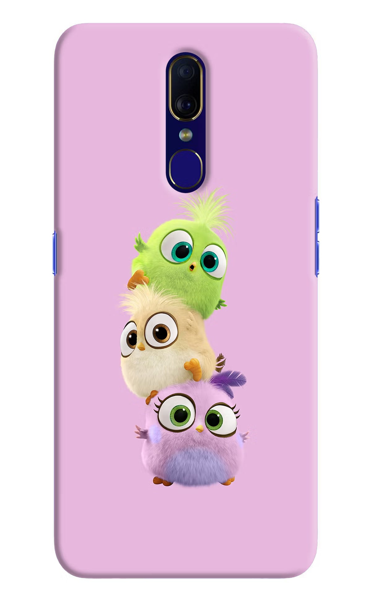 Cute Little Birds Oppo F11 Hard Case Back Cover by Casekaro