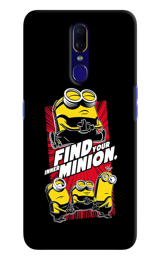 Find your inner Minion Oppo F11 Hard Case Back Cover by Casekaro