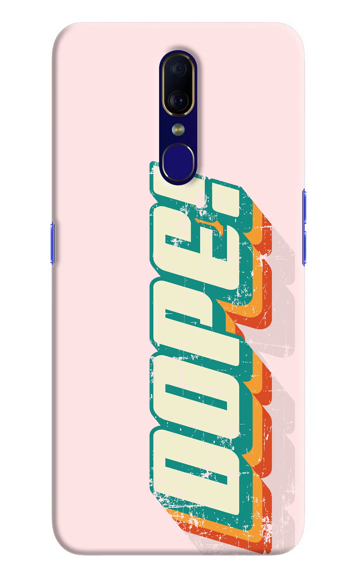 Dope Oppo F11 Hard Case Back Cover by Casekaro