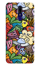 Veggie Doodle Oppo F11 Hard Case Back Cover by Casekaro