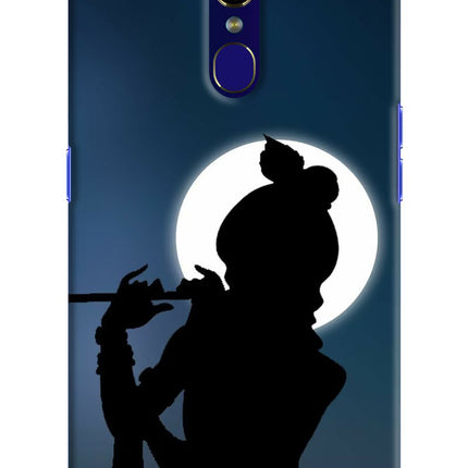 Shri Krishna Silhouette Oppo F11 Hard Case Back Cover by Casekaro