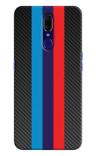 BMW Stripes Pattern Oppo F11 Hard Case Back Cover by Casekaro