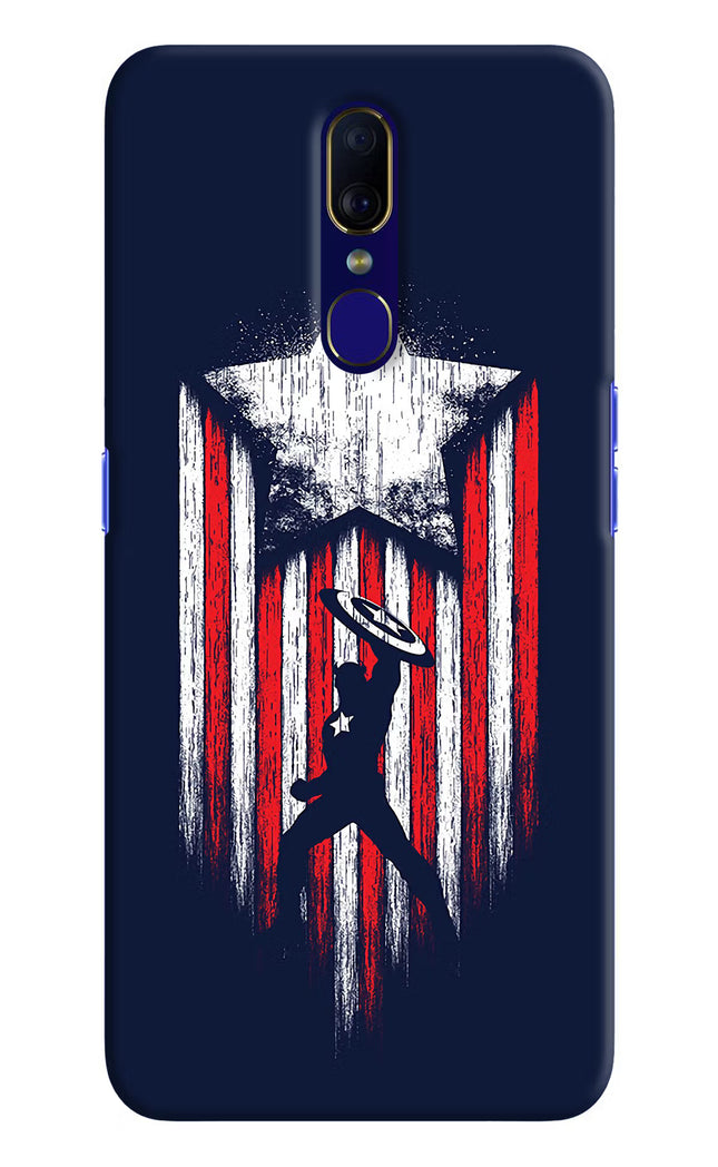 Captain America Marvel Art Oppo F11 Hard Case Back Cover by Casekaro