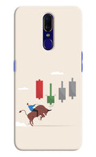 Bull Trading Momentum Oppo F11 Hard Case Back Cover by Casekaro