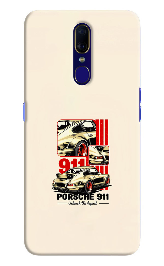 Classic Porsche 911 Oppo F11 Hard Case Back Cover by Casekaro