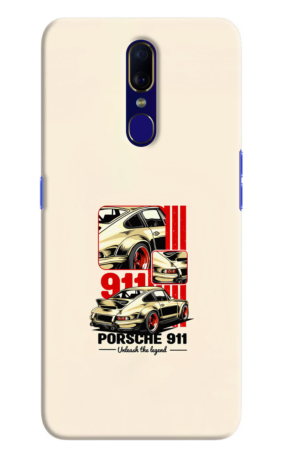 Classic Porsche 911 Oppo F11 Back Cover, Hard case