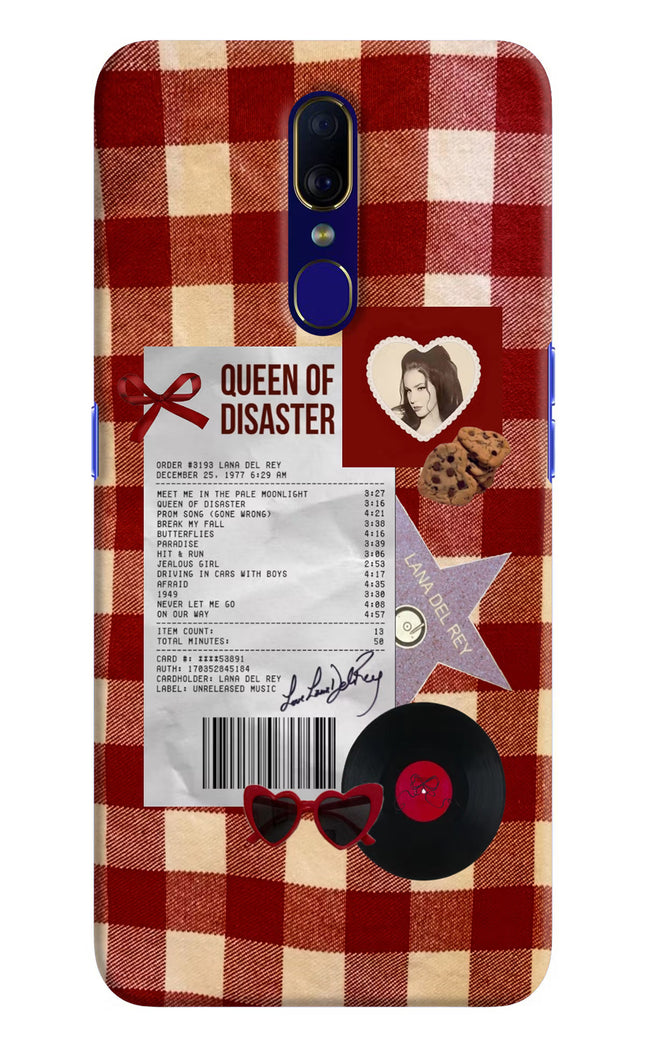 Queen of Disaster Oppo F11 Hard Case Back Cover by Casekaro