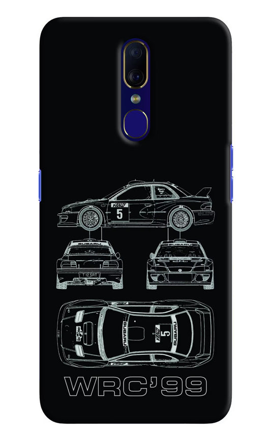 WRC'99 Oppo F11 Hard Case Back Cover by Casekaro