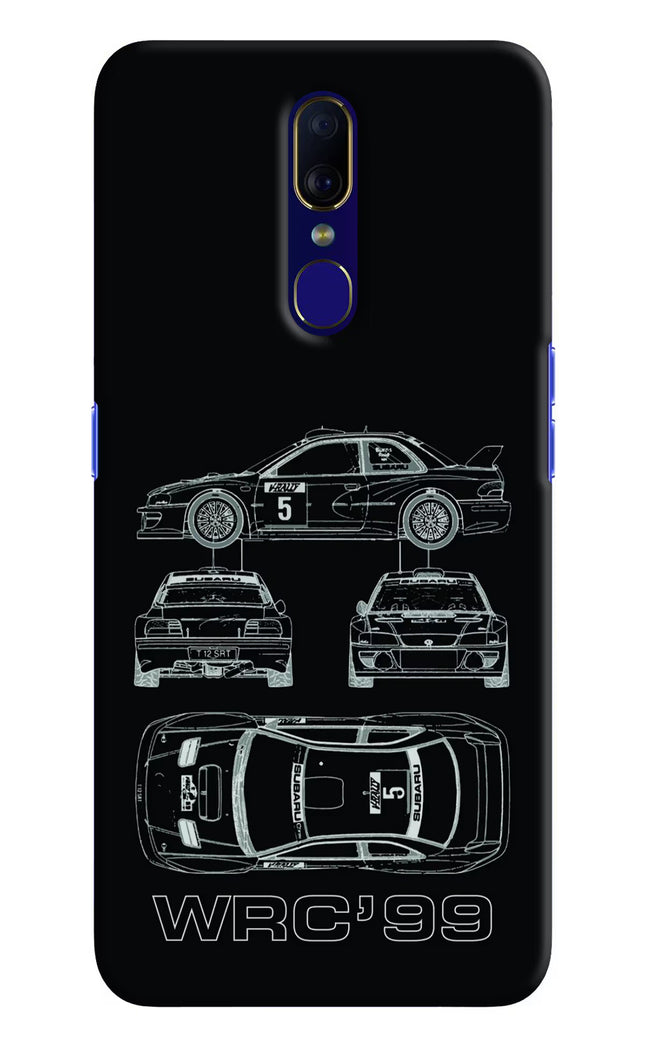 WRC'99 Oppo F11 Hard Case Back Cover by Casekaro