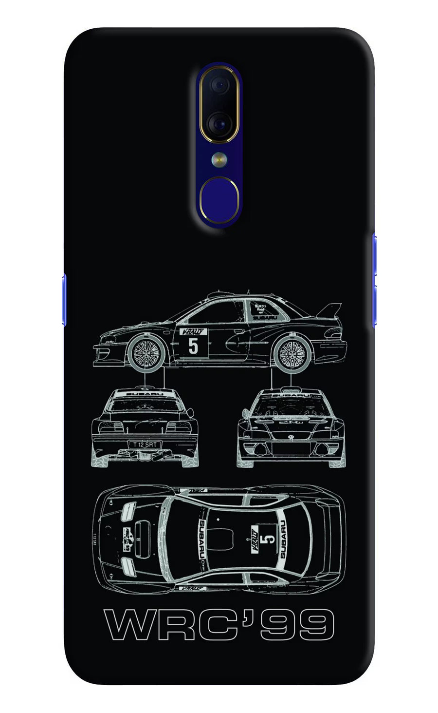 WRC'99 Oppo F11 Back Cover, Hard case