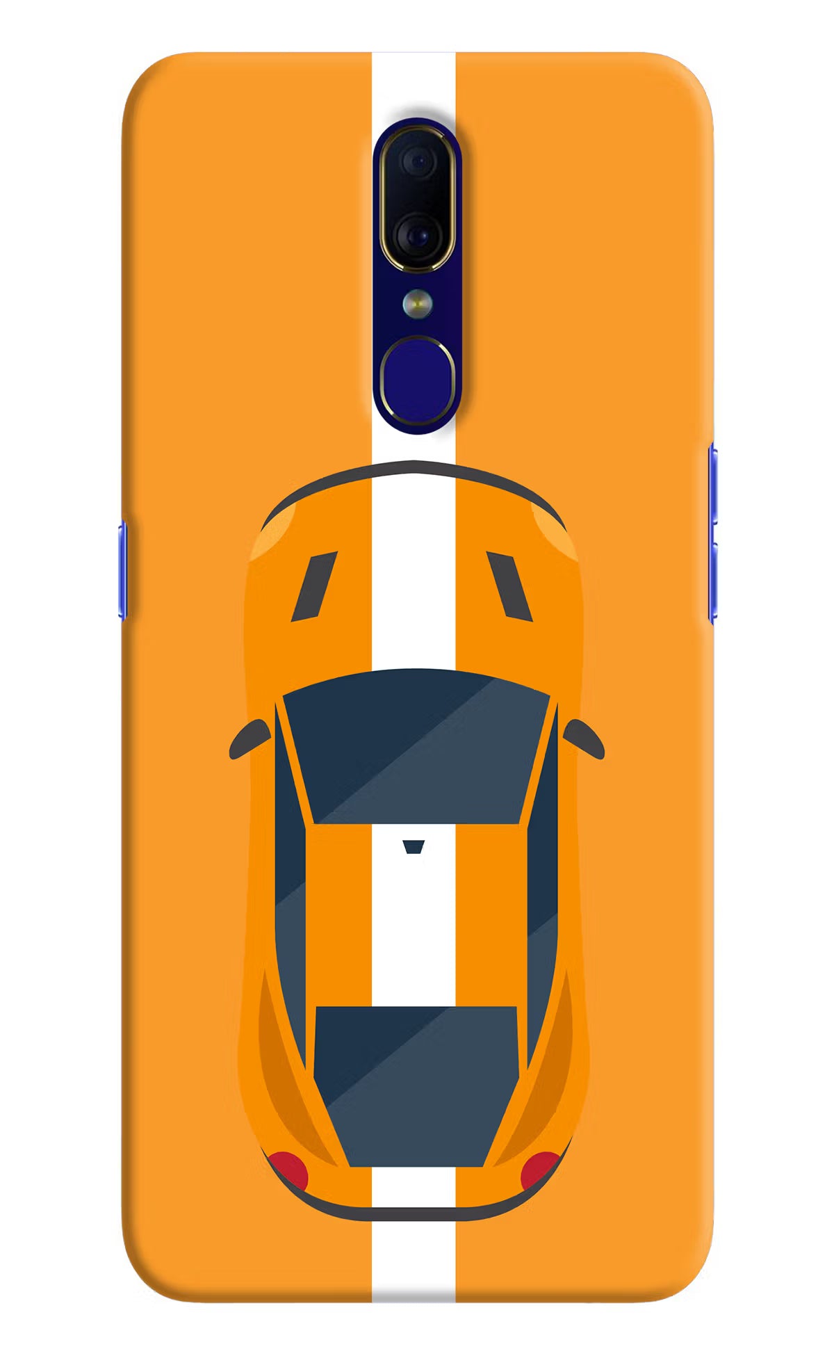 Highway Pursuit Oppo F11 Hard Case Back Cover by Casekaro