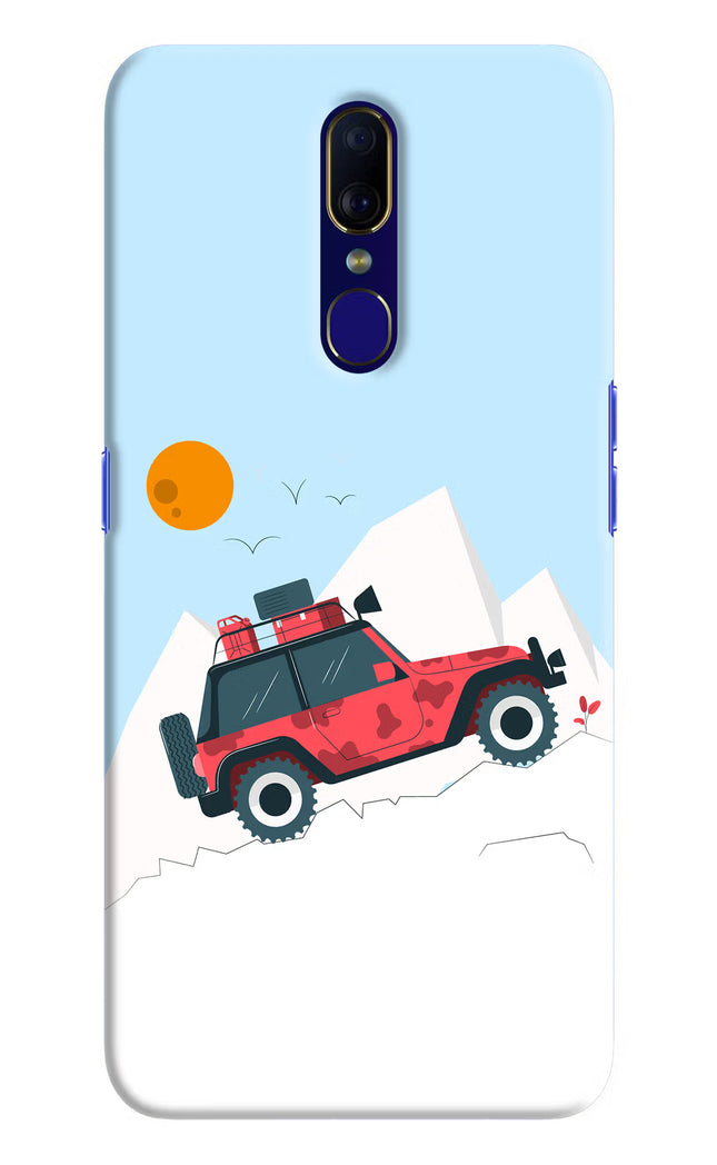 Mountain Trail Beast Oppo F11 Hard Case Back Cover by Casekaro